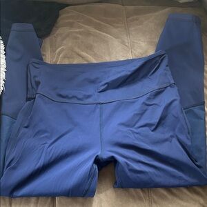 ZYIA Navy Blue High-Waisted Leggings